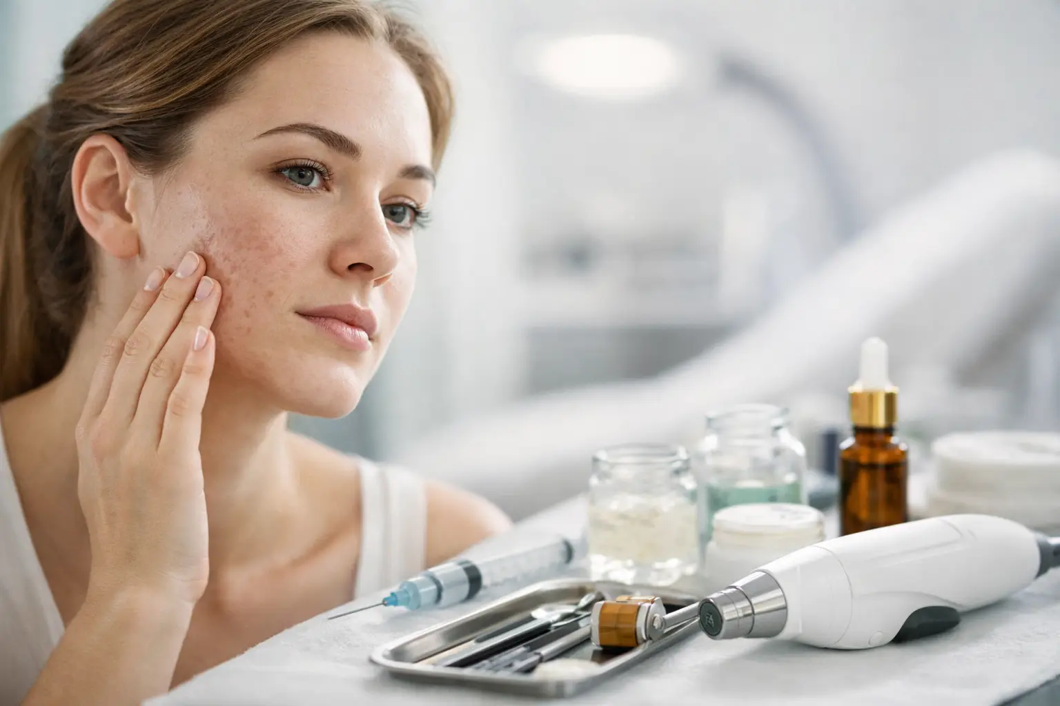 Behandeling tegen acne littekens kiezen