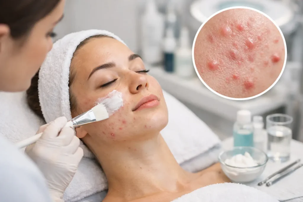 Gezichtsbehandeling acne huid: wat werkt?