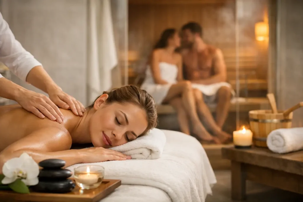 Ontspanningsmassage met sauna boeken?