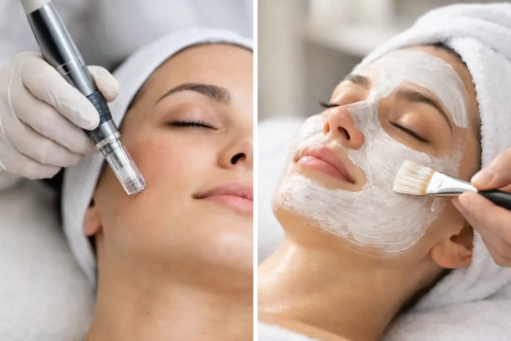 Facial of microneedling verschil uitgelegd