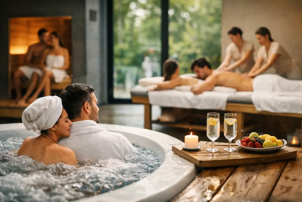 Hoe werkt een duo wellness arrangement?