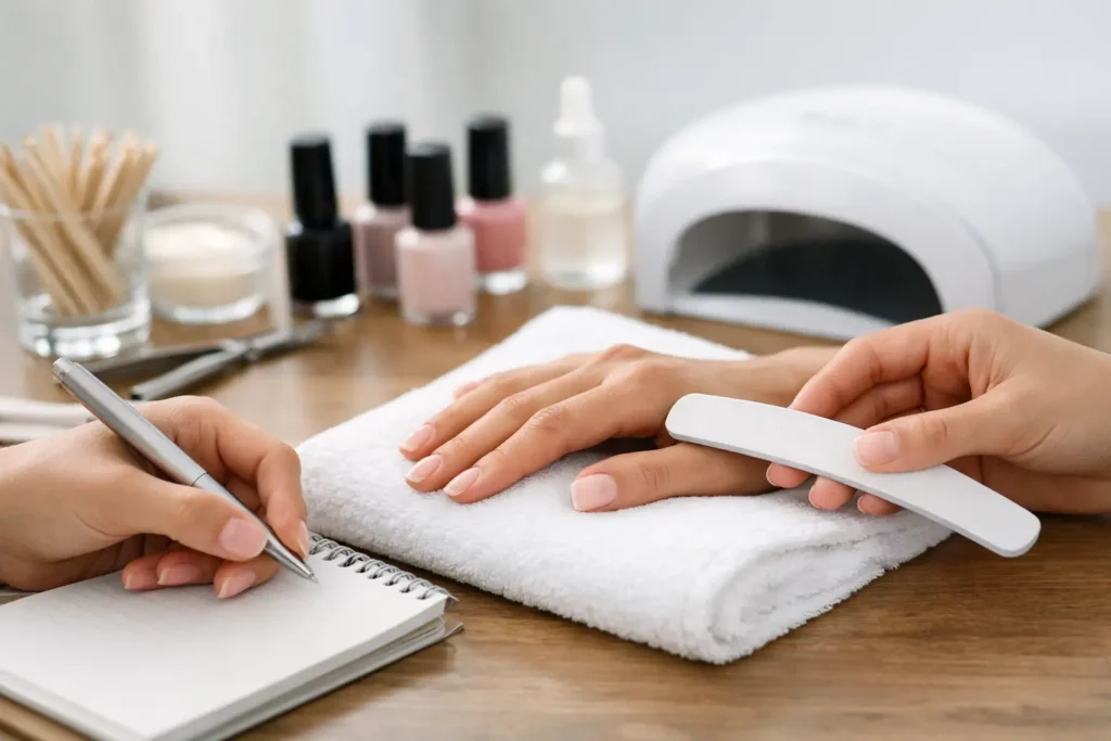 Je gellak manicure afspraak goed voorbereiden