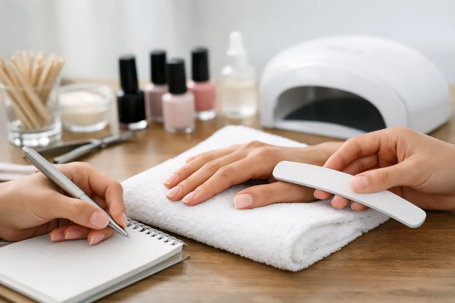 Je gellak manicure afspraak goed voorbereiden
