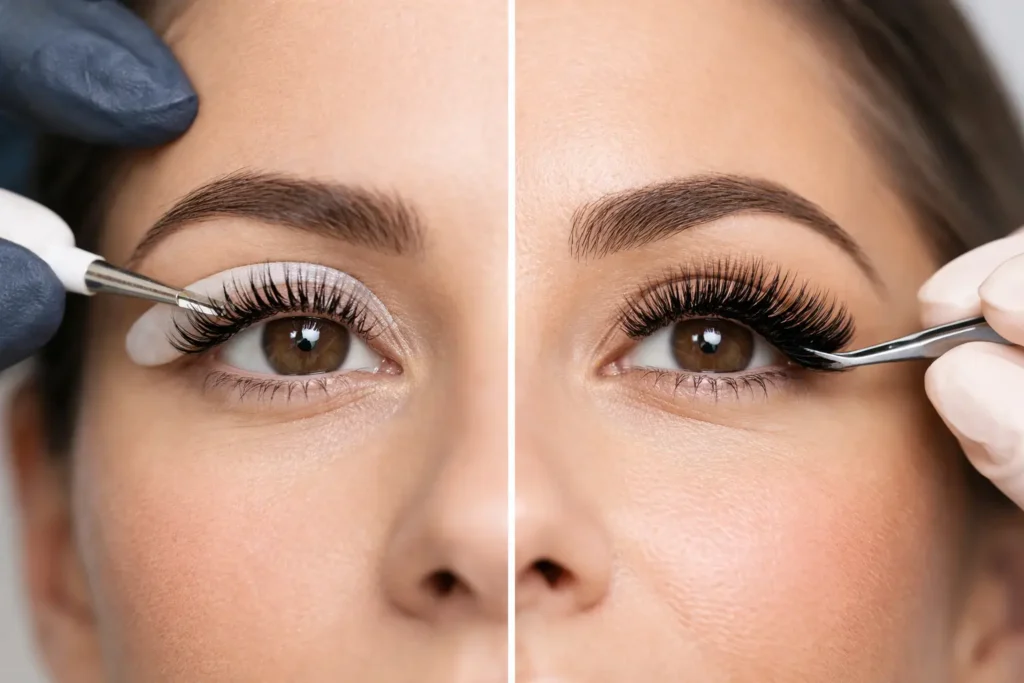 Lash lift of extensions: wat past beter?