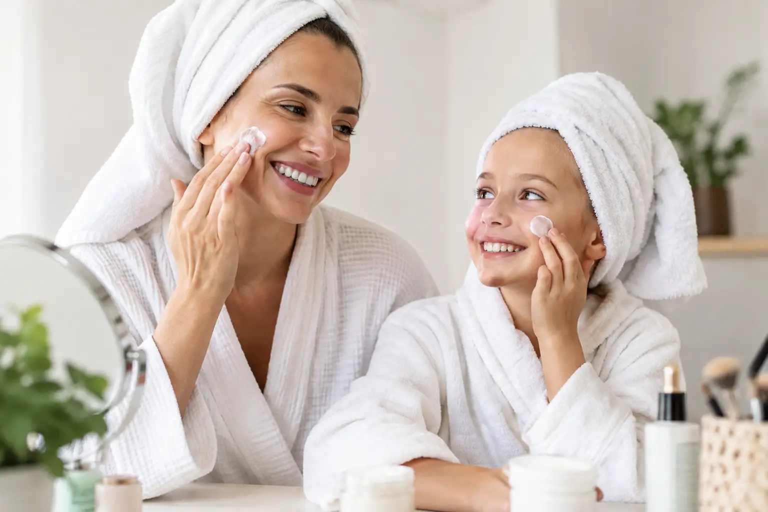 Beauty arrangement moeder dochter samen genieten