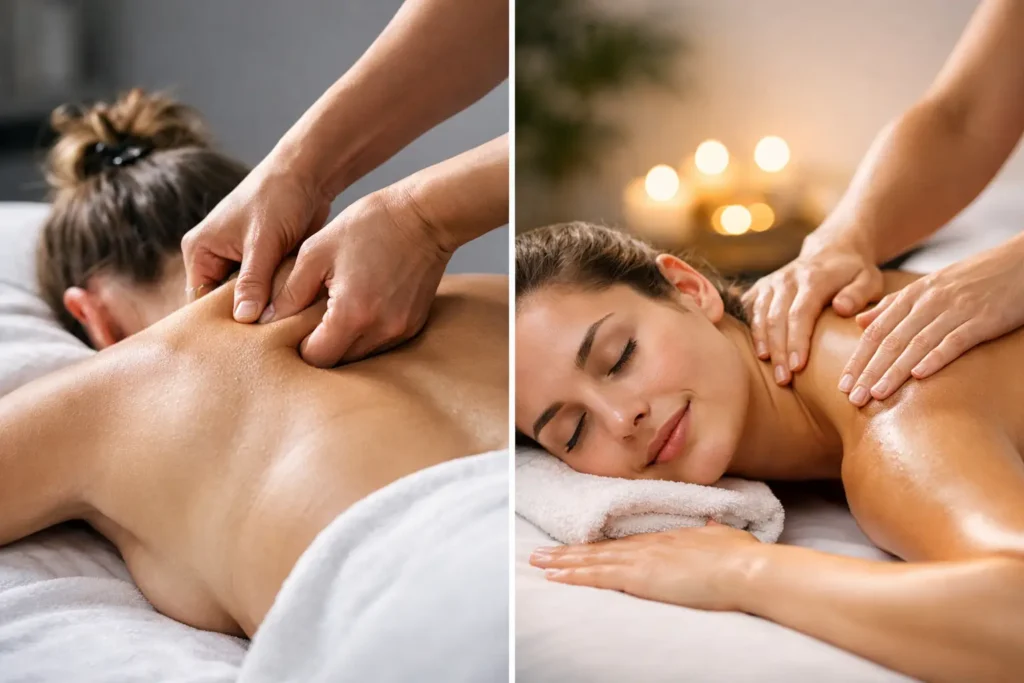 Bindweefselmassage vs ontspanningsmassage