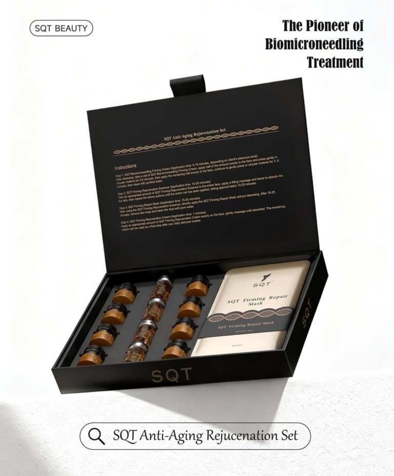SQT Anti-Aging behandelset voor fijne lijntjes en huidstevigheid.